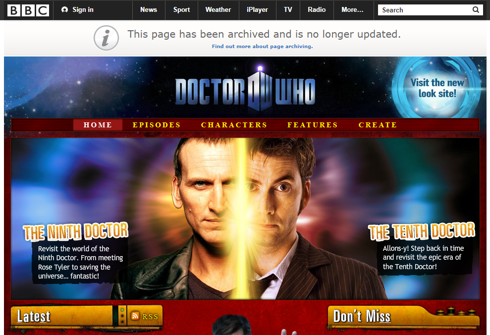 BBC – archiwalny Doctor Who
